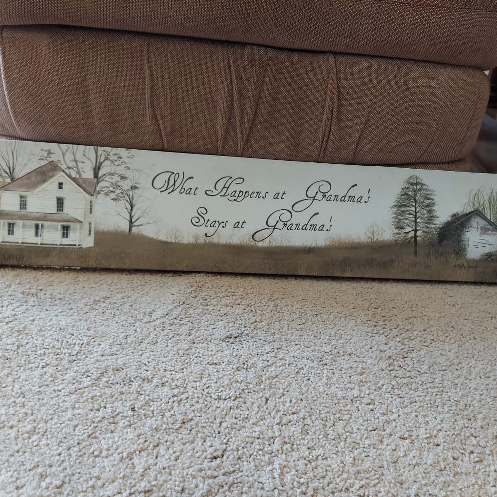 Canvas "Grandma's" Wall Hanging